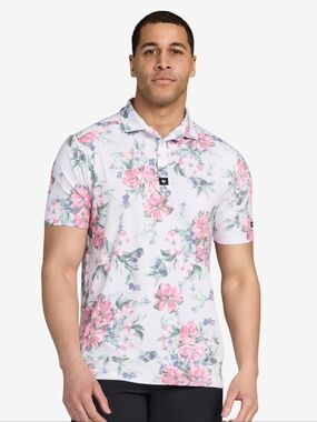 Bad Birdie Mens Spring Showers Core Performance Polo Size XXL, NWT